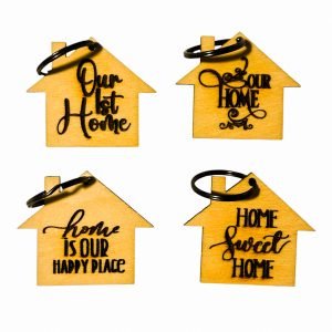 Wooden Keychains - Perfect for New Homeowners