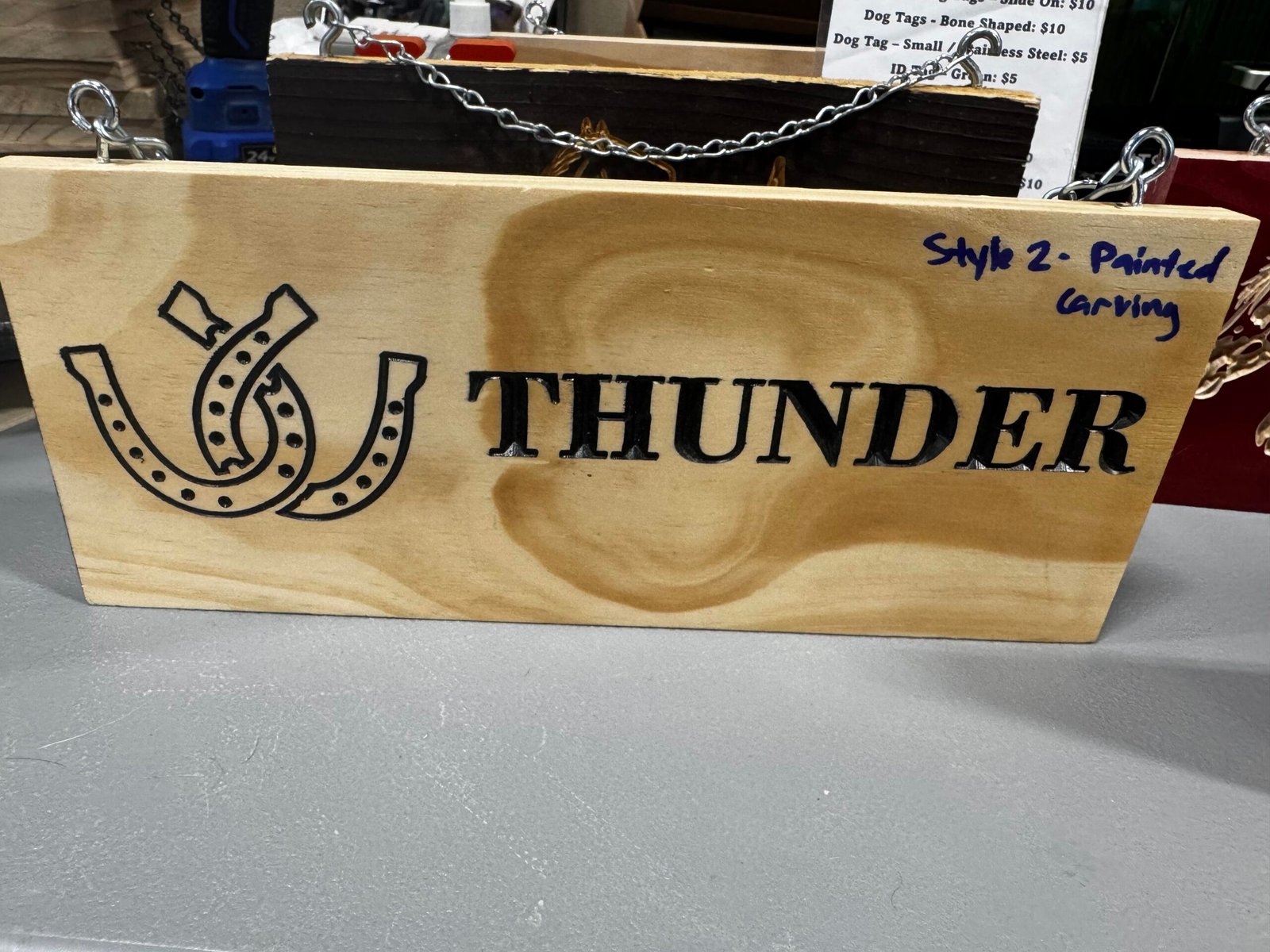 Wooden Horse Stall Signs - Image 2