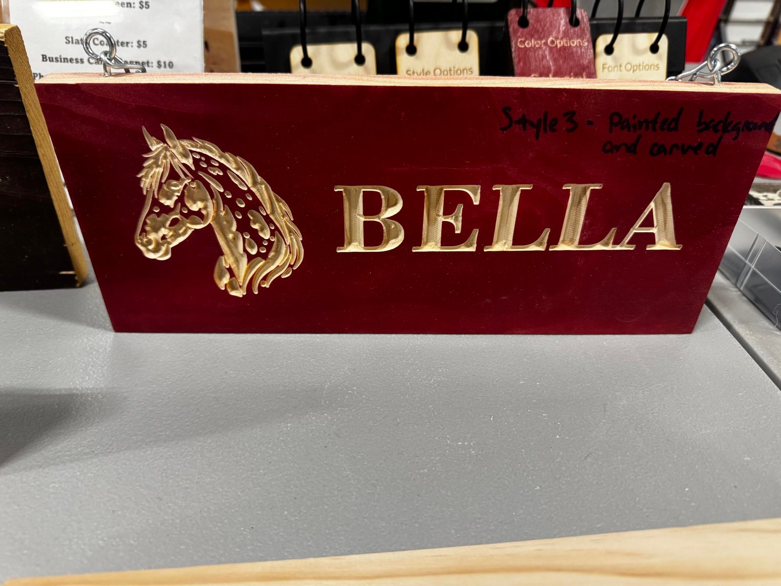 Wooden Horse Stall Signs - Image 3